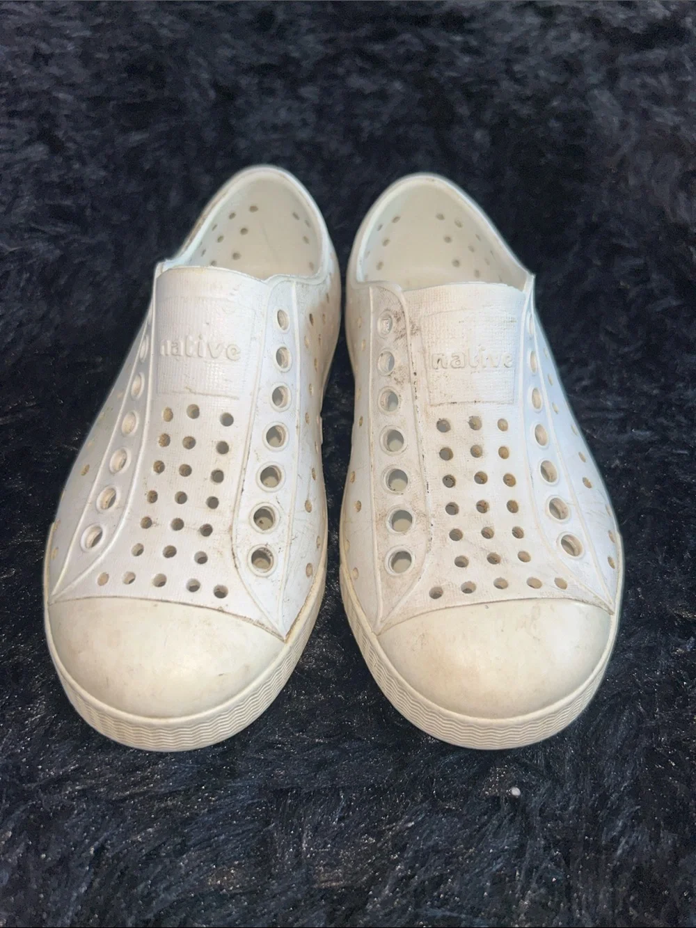 Native Kids Water Shoe Slip-On in White